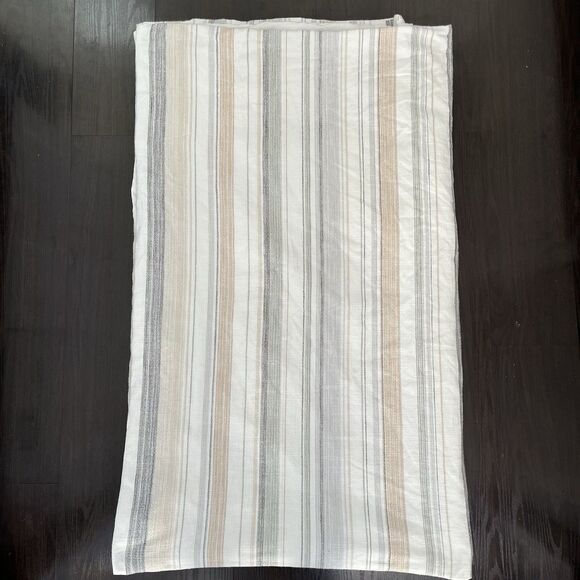 Pottery Barn Clayton Stripe King/California King Duvet Cover & 2 Standard Shams - Picture 3 of 13